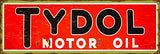 Reproduction Tydol Motor Oil Sign 8x24