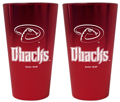 Arizona Diamondbacks Lusterware Pint Glass - Set of 2