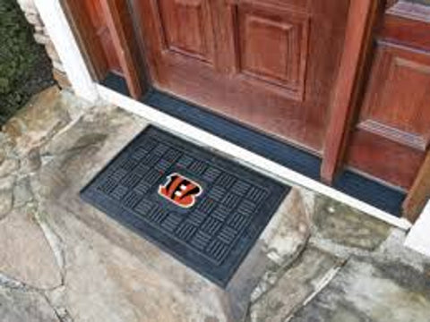 Cincinnati Bengals Door Mat 19x30 Medallion - Special Order