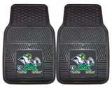 Notre Dame Fighting Irish Heavy Duty 2-Piece Vinyl Car Mats