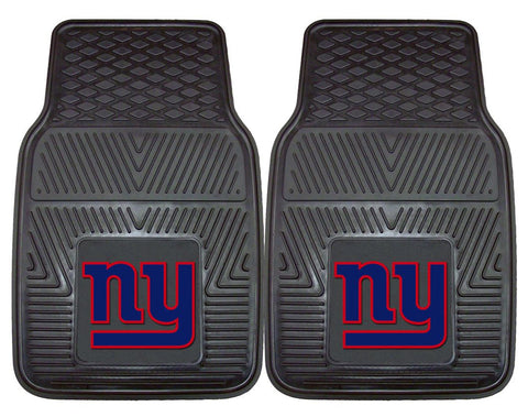 New York Giants Car Mats Heavy Duty 2 Piece Vinyl