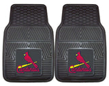 St. Louis Cardinals Heavy Duty 2-Piece Vinyl Car Mats