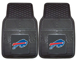 Buffalo Bills Car Mats Heavy Duty 2 Piece Vinyl