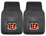 Cincinnati Bengals Car Mats Heavy Duty 2 Piece Vinyl