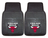 Chicago Bulls Car Mats Heavy Duty 2 Piece Vinyl