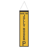 Pittsburgh Pirates Banner Wool 8x32 Heritage Slogan Design - Special Order