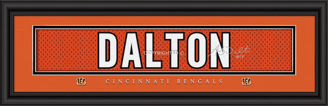 Cincinnati Bengals Andy Dalton Print - Signature 8