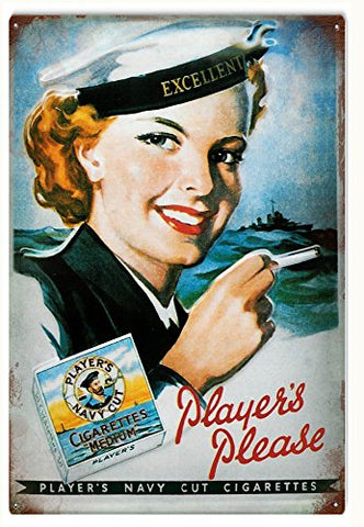 Vintage Players Cigarettes Reproduction Sign