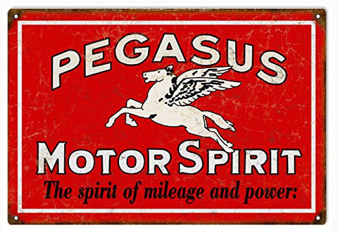 Vintage Pegasus Motor Oil Reproduction Sign 16x24