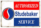 Reproduction Authorized Studebaker Garage Shop Large Sign 16x24