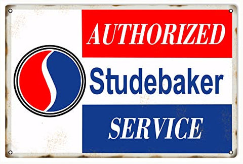 Reproduction Authorized Studebaker Garage Shop Large Sign 16x24