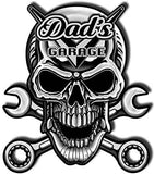 Dads Garage Cut Out Garage Art By Steve McDonald Metal Sign 19x22