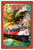 American Pride New Haven Railroad Sign 12x 18 By Artist Phil Hamilton