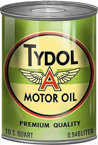 Tydol Quality Motor Oil Can Reproduction Garage Art Metal Sign 12x18