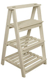 2-Tiered Wooden Garden Display Ladder