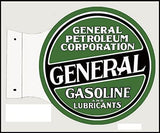 Reproduction General Petroleum Flange Sign 15x171/2