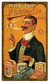 Vintage Cigarette Reproduction Sign 8x14