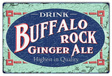 ArtFuzz Buffalo Rock Ginger Ale Reproduction Nostalgic Large Metal Sign 16×24