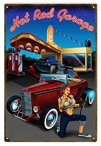 Vintage Hor Rod Garage Sign