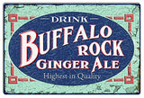 Buffalo Rock Ginger Ale Drink Reproduction Nostalgic Metal Sign 12×18