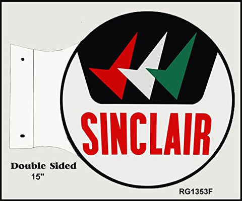 Reproduction Sinclair Motor Oil Flange Sign 15x171/2