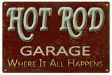 Hot Rod Garage Sign 16x24