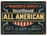 Reproduction Northwest Apples Sign