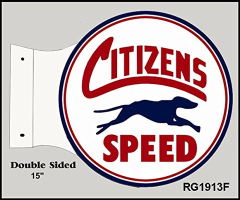 Citizen Speed Motor Oil Flange Reproduction Sign 15x171/2