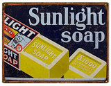 Nostalgic Sunlight Soap Reproduction Sign 9x12