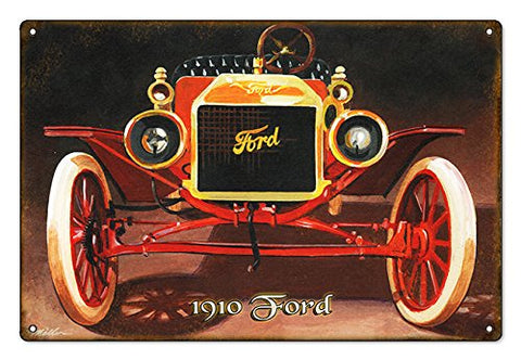 Nostalgic 1910 Automobile Sign