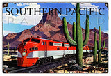 Souther Pacific Railways Reproductin Railroad Metal Sign 12×18