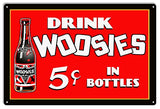 Woosies Beverage Drink Reproduction Nostalgic Metal Sign 12×18