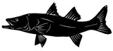 Trout Fish Laser Cut Out Silhouette Wall Art Metal Sign 10×23.5