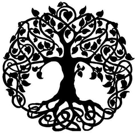 Tree Of Life Cut Out Wall Decor Silhouette Metal Sign 29×29.5