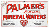 Reproduction Palmers Water Sign 8x14