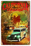 California Dreamin With Old Woodys Sign 12x18 By Artist Phil Hamilton