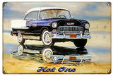 Chevy Classic Hot One Garage Art Sign By Donna Wayman-Mauer 12x18