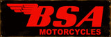 Reproduction BSA Motorcycles Garage Shop Large Sign 8x24