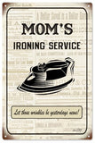 Moms Ironing Service Sign