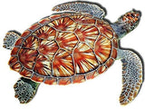 Water Turtle Laser Cut Out Animal Wall Art Metal Sign 14.4×19.3