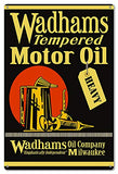 Wadhams Tempered Motor Oil Reproduction Garage Shop Metal Sign16x24