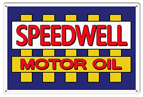 Speedwell Motor Oil Reproduction Large Garage Metal Sign 16×24