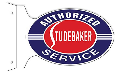 Studebaker Reproduction Flange Garage Shop Sign 12x18 Oval