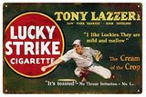 Vintage Lucky Strikes Cigarette Reproduction Sign12x18