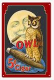 OWL Reproduction Cigar Sign 12x18