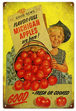 Reproduction Michigan Apple Sign