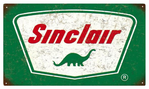 Reproduction Sinclair Gasoline Sign 8 x14