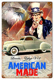 American Made Lincoln Zephyr V12 By Artist Phil Hamilton 12x18