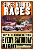 Super Modified Races By Artist Phil Hamilton 12x18