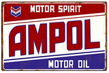 Reproduction Ampol Motor Oil Gas Station Large Sign 16x24